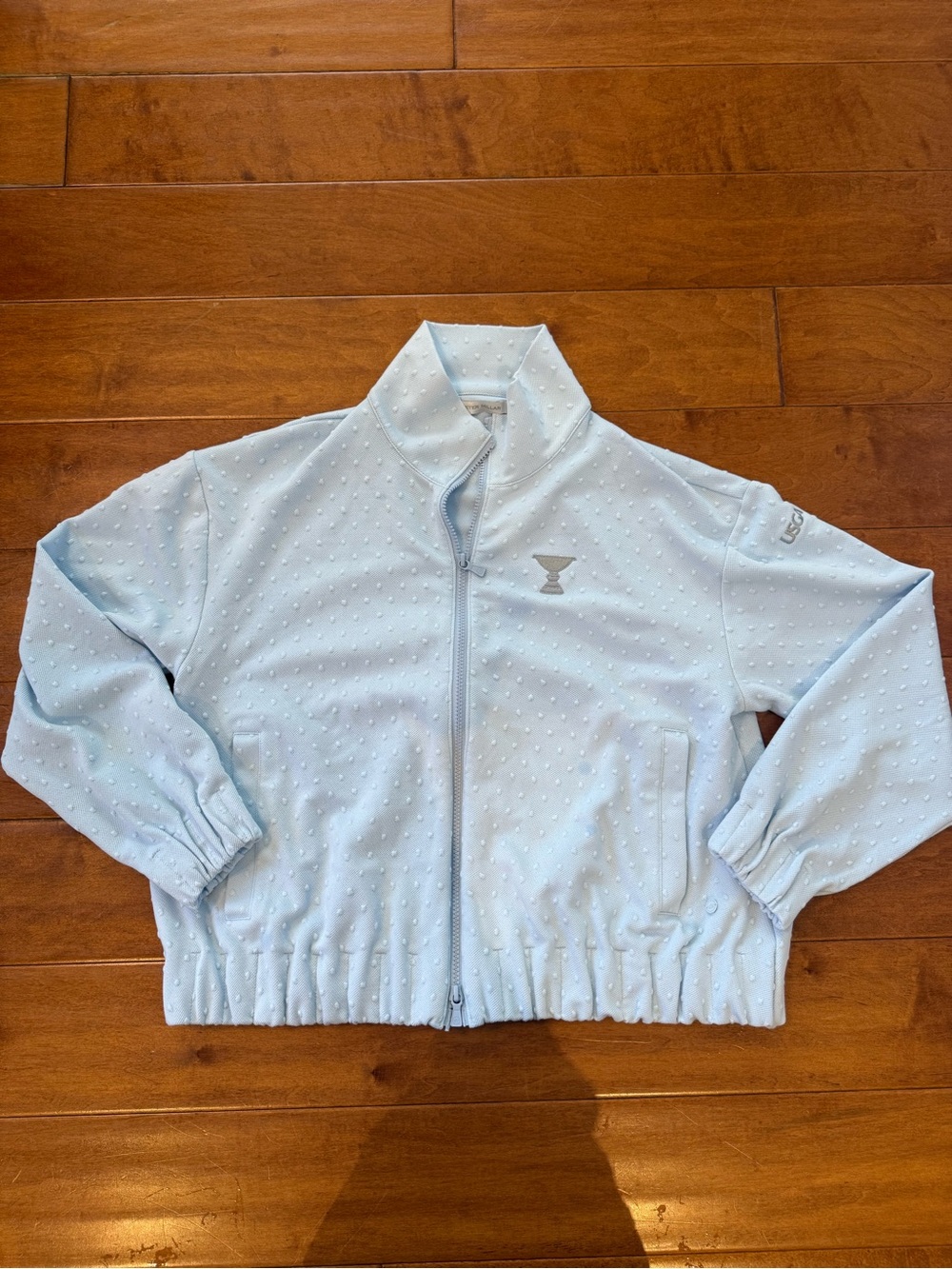 Peter Millar Women’s Light Blue USGA Golf Jacket Size Large Excellent Condition